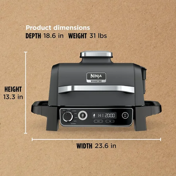 سرخ کن و گریل نینجا مدل OG701 - تصویر 2