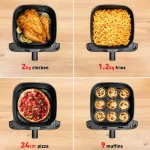 سرخ کن بدون روغن تفال مدل  EY855 استیل - تصویر 4