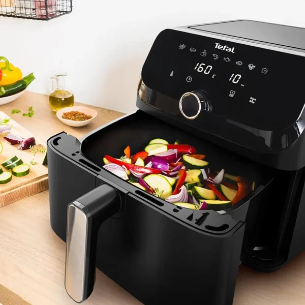 سرخ کن بدون روغن تفال مدل EY855 مشکی - تصویر 6