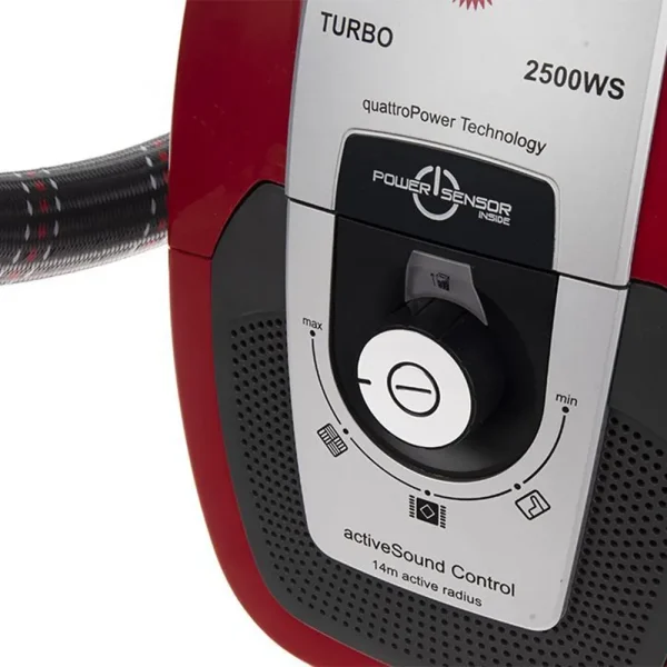 جاروبرقی پارس خزر مدل Turbo 2500WS قرمز - تصویر 3