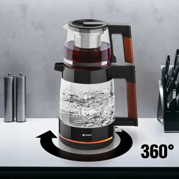 چای ساز اسنوا مدل STM-GS1650BK - تصویر 2