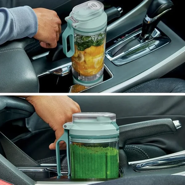 شیکر شارژی نینجا مدل BC251 سبز فیروزه ای - تصویر 2