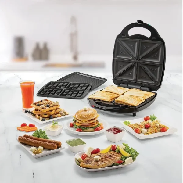 ساندویچ ساز بلک اند دکر مدل TS4130-B5 - تصویر 7