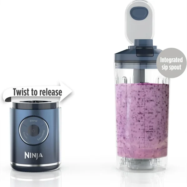 شیکر شارژی نینجا مدل BC251 سورمه ای - تصویر 7