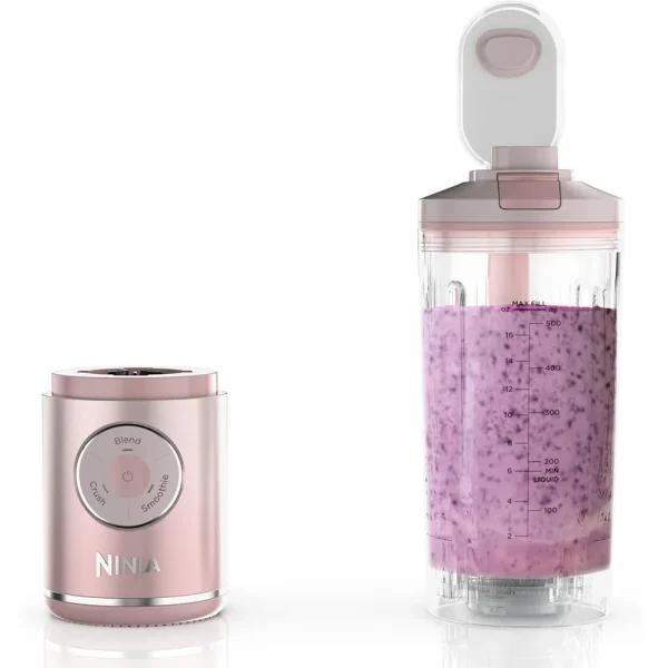 شیکر شارژی نینجا مدل BC251 صورتی ملایم - تصویر 2