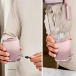 شیکر شارژی نینجا مدل BC251 صورتی ملایم - تصویر 3