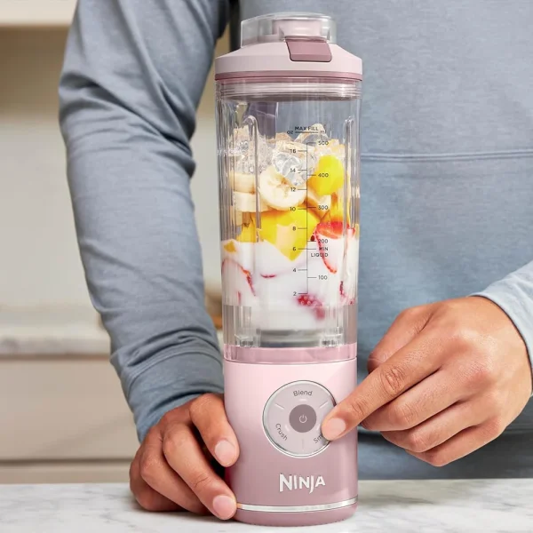 شیکر شارژی نینجا مدل BC251 صورتی ملایم - تصویر 6