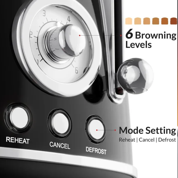 توستر نان فلر مدل TO290BK - تصویر 6