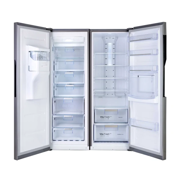 یخچال فریزر دوقلو هیمالیا مدل آلفا پلاس نقره ای - تصویر 2