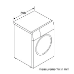 ماشین لباسشویی بوش سری هشت 9 کیلویی مدل WGB244A0 - تصویر 2