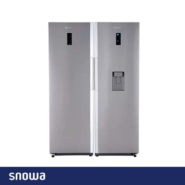 یخچال فریزر دوقلو اسنوا سری هایپر 38 فوت مدل SRDi-SFDi-M210SS - تصویر 1