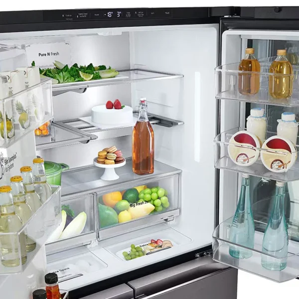 ساید بای ساید الجی 30 فوت مدل GR-X33 دودی - تصویر 2