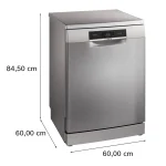 ماشین ظرفشویی بوش سری هشت 13 نفره مدل SMS8ZDI86M - تصویر 3