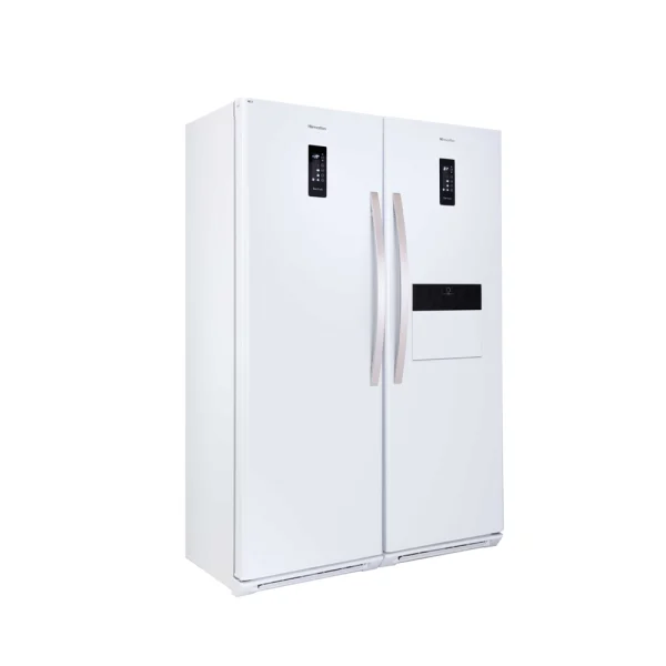 یخچال فریزر دوقلو هیمالیا مدل رومانو پلاس سفید چرمی - تصویر 2