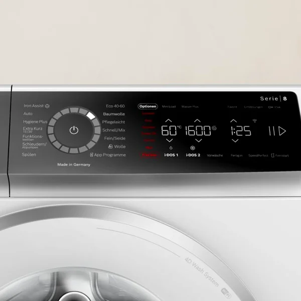 ماشین لباسشویی بوش سری هشت 10 کیلویی مدل WGB256A90 - تصویر 5