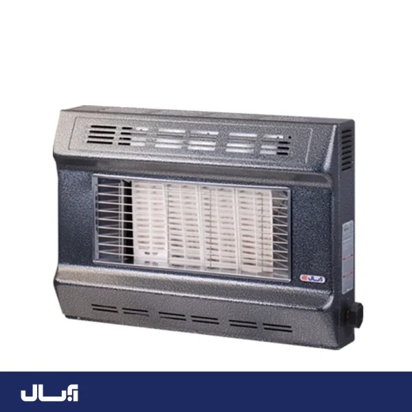 465-1-2 بخاری گازی آبسال مدل 465 نقره ای - تصویر 1