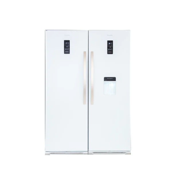 یخچال فریزر دوقلو هیمالیا 36 فوت مدل آیس پول سفید چرمی - تصویر 1