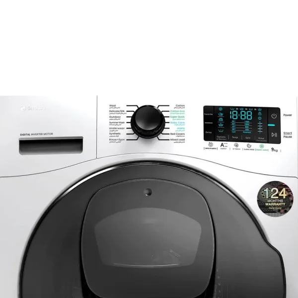 ماشین لباسشویی اسنوا سری ادواش 9 کیلویی مدل SWM-F90W - تصویر 3