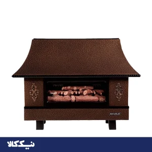 بخاری گازی شومینه ای نیک کالا 28000 مدل زرین MC28