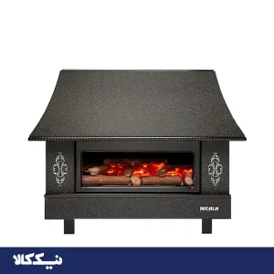 بخاری گازی شومینه ای نیک کالا 30000 مدل نفیس MC30
