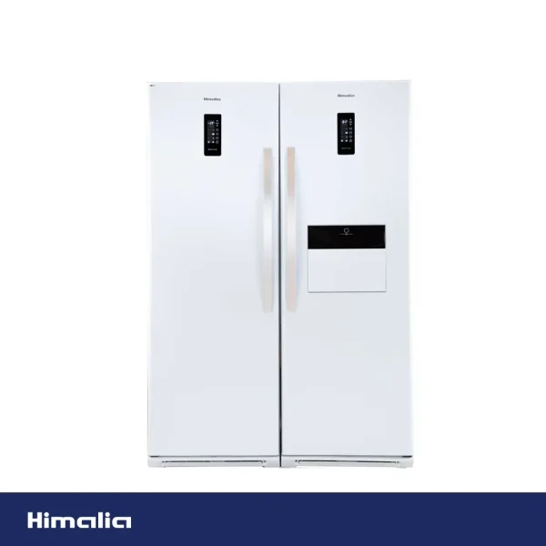 یخچال فریزر دوقلو هیمالیا مدل رومانو پلاس سفید چرمی - تصویر 1