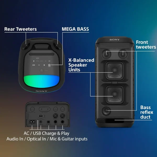 پخش کننده خانگی سونی مدل SRS-XV800 - تصویر 4