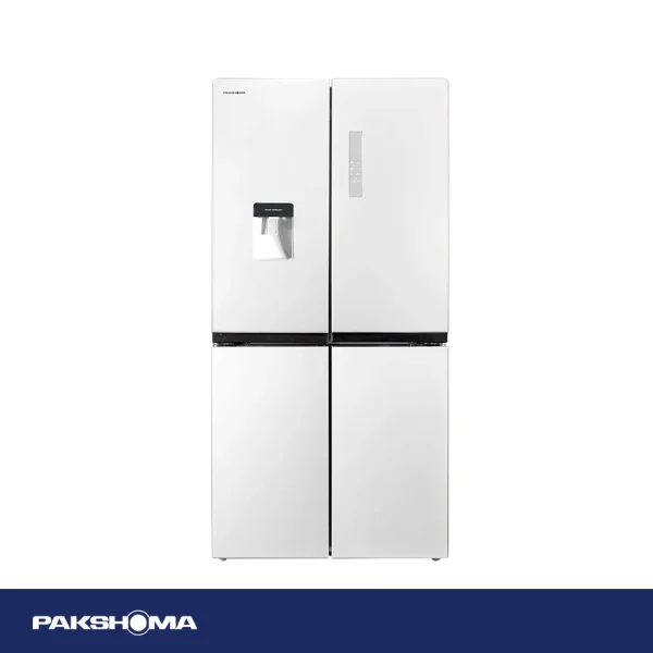 ساید بای ساید چهار درب پاکشوما 19 فوت مدل RDP530 سفید - تصویر 1