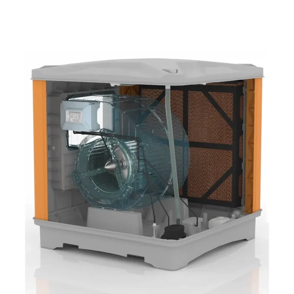 کولر پلیمری سلولزی نیرو تهویه البرز 8500 مدل BCF-85 روبروزن - تصویر 2